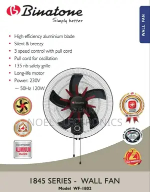 Binatone Wf-1802 Wall Fan