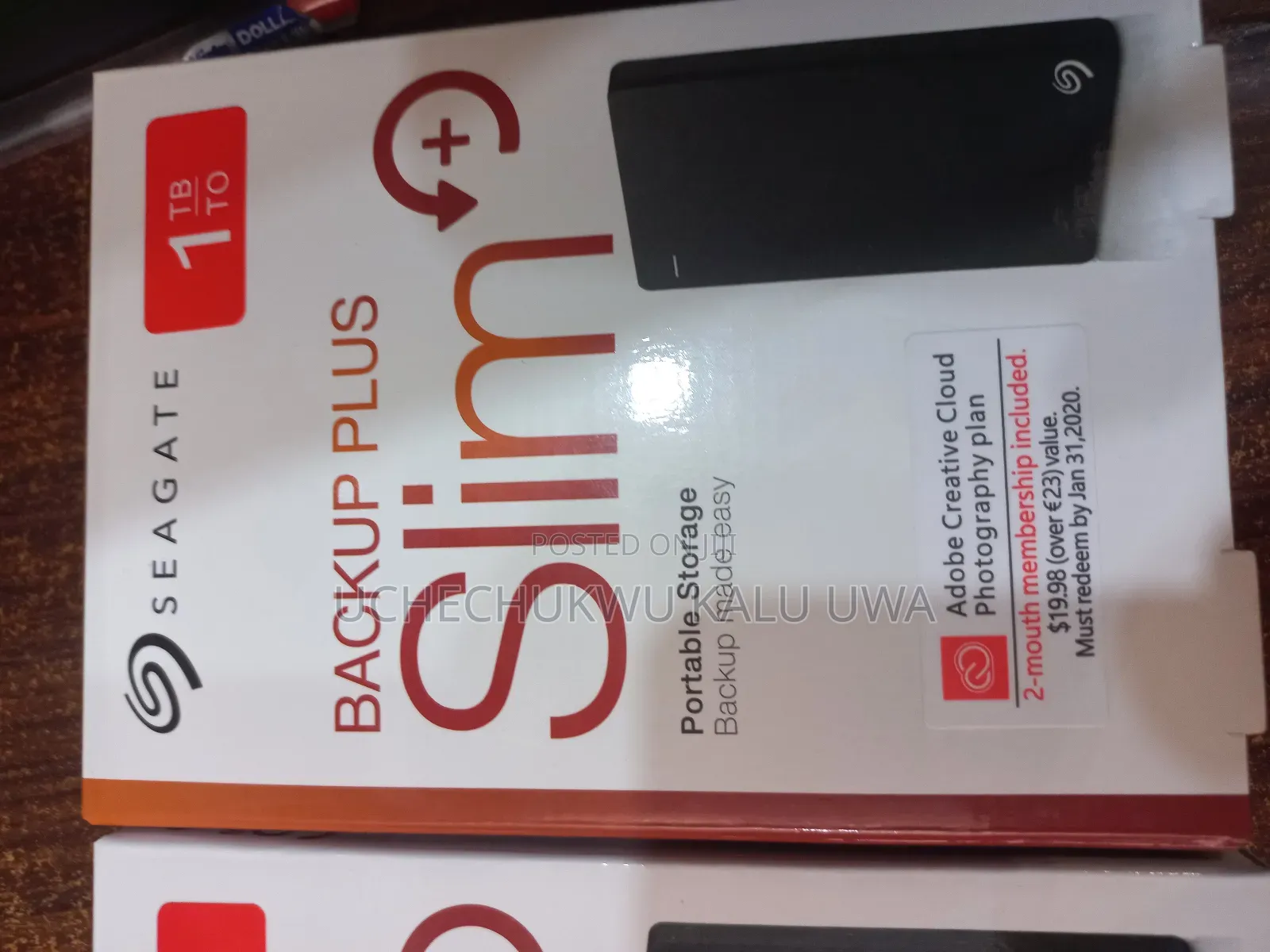 Seagate HDD Drive 1tb Slim