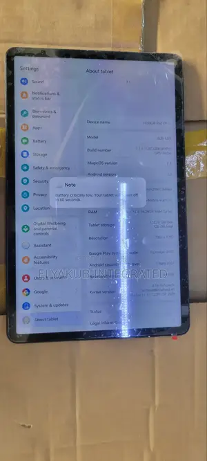 New Honor Pad X9 128 GB Gray