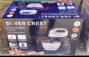 Silver 6l Crest Stand Mixer