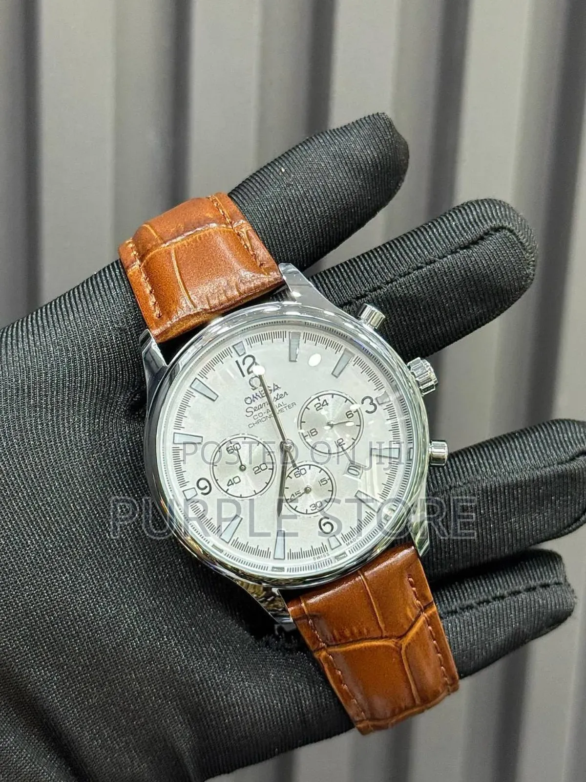 Omega Leather Functional-Chronograph 