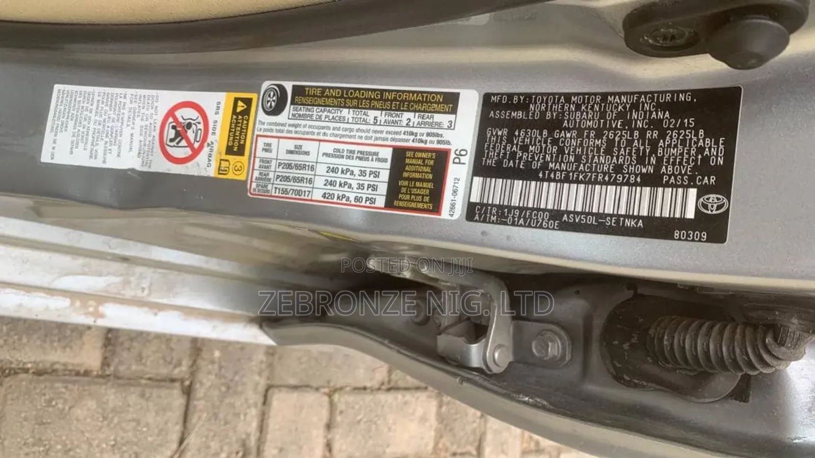 Toyota Corolla 2015 Silver