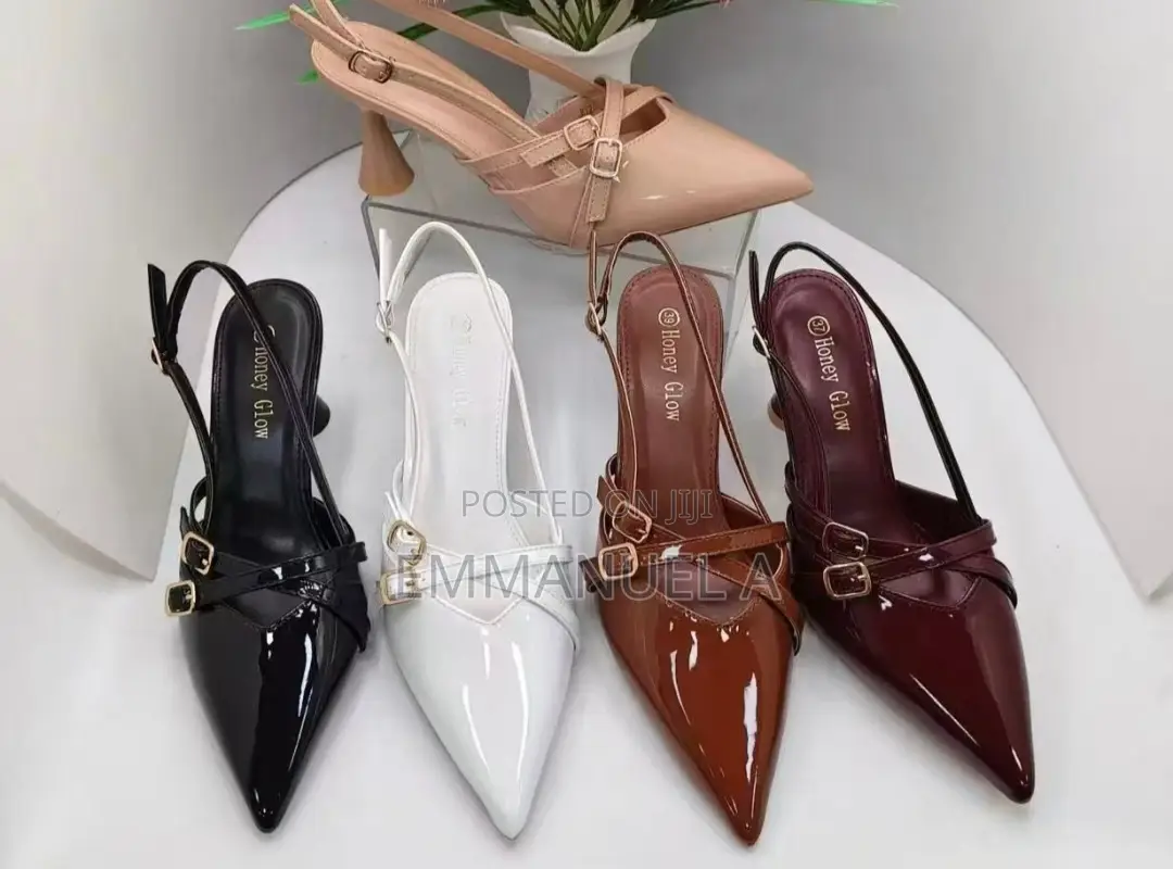 New Elegant Brown Heels
