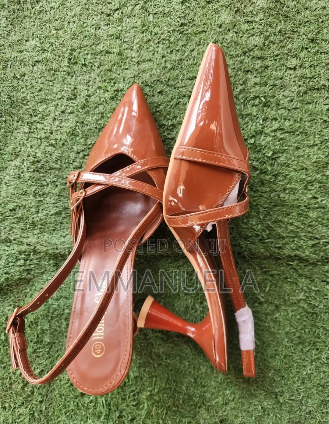 New Elegant Brown Heels