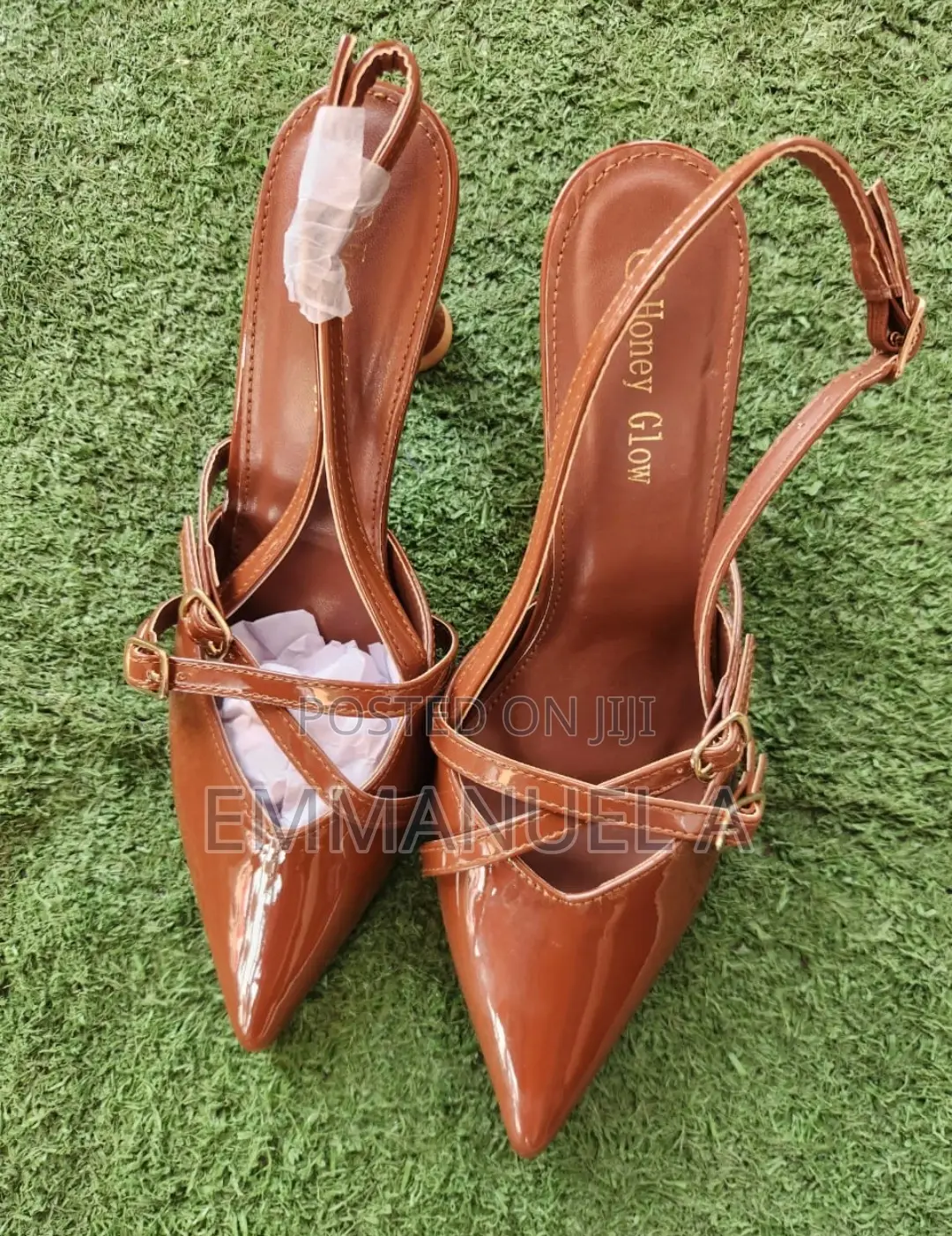 New Elegant Brown Heels