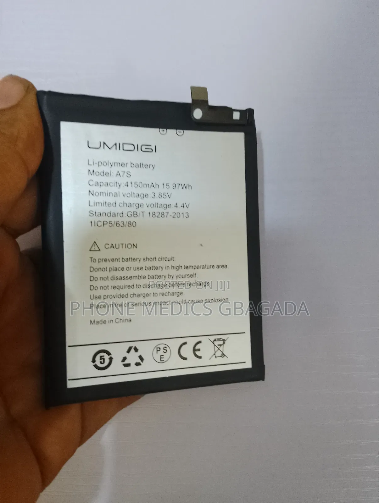 Umidigi A7s Battery
