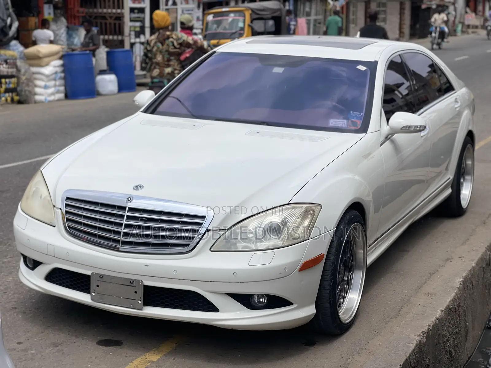 Mercedes-Benz S-Class S 550 2008 White