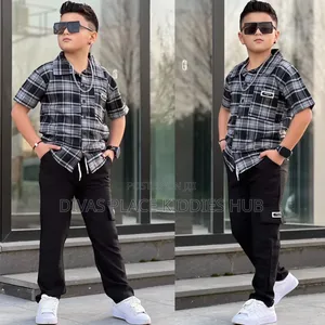Boys Check Set