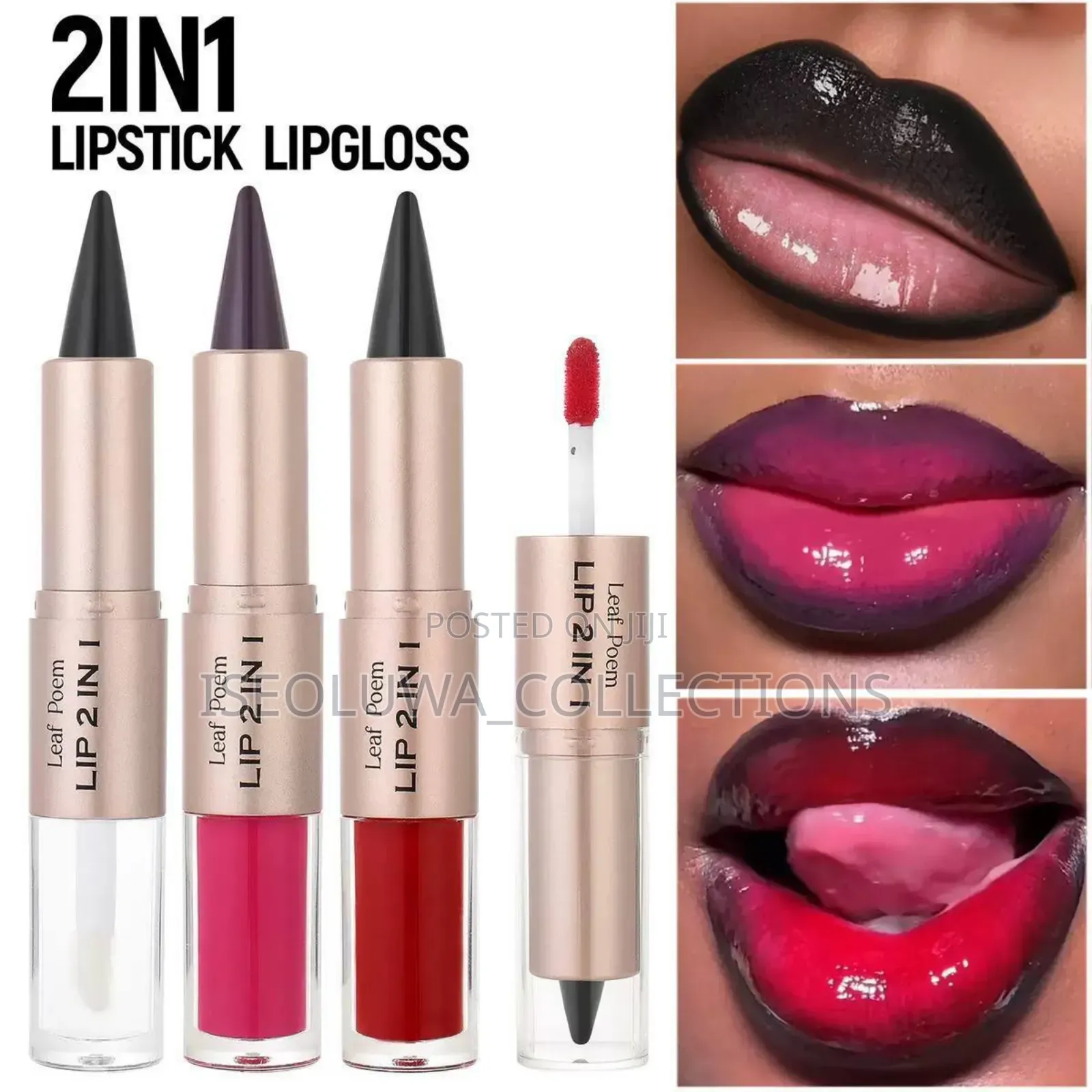 2-in-1 Lip Liner Gloss – Long-Lasting Matte Shine Lip Combo