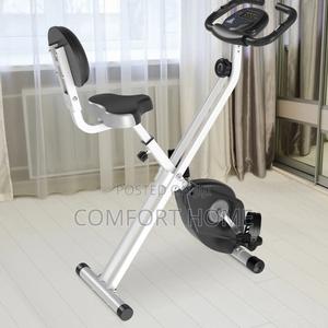 Foldable Exercise Bike for Home, Folding Fitness Magnetic Resistance,