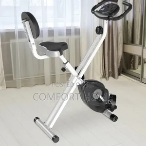 Foldable Exercise Bike for Home, Folding Fitness Magnetic Resistance,
