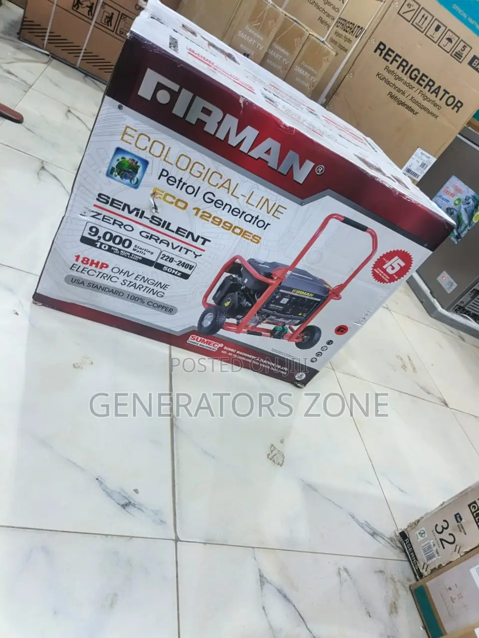 Sumec Firman Eco 12990es 9kva Generator Platform