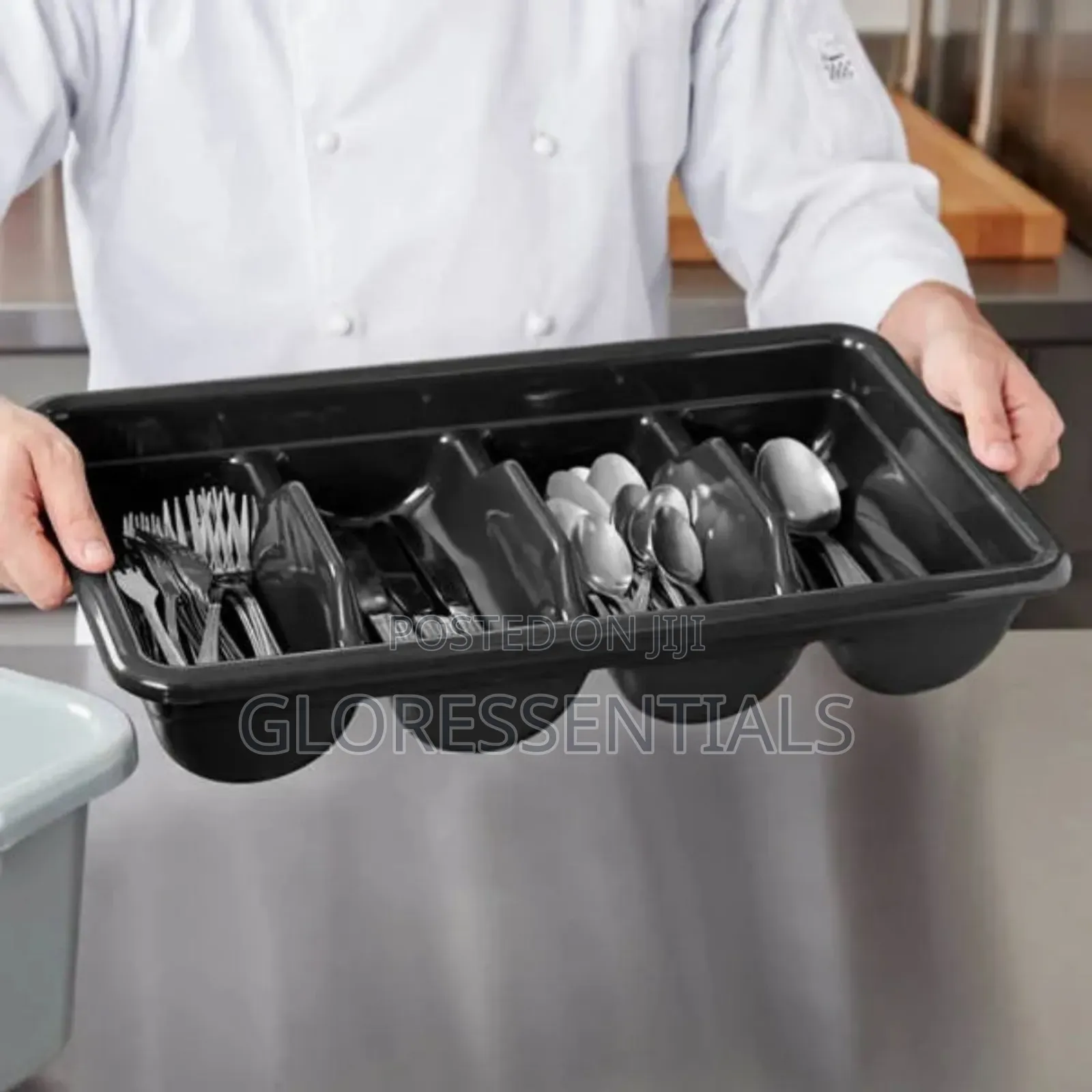 4 Compartment Quality Plastic Cutlery Tray