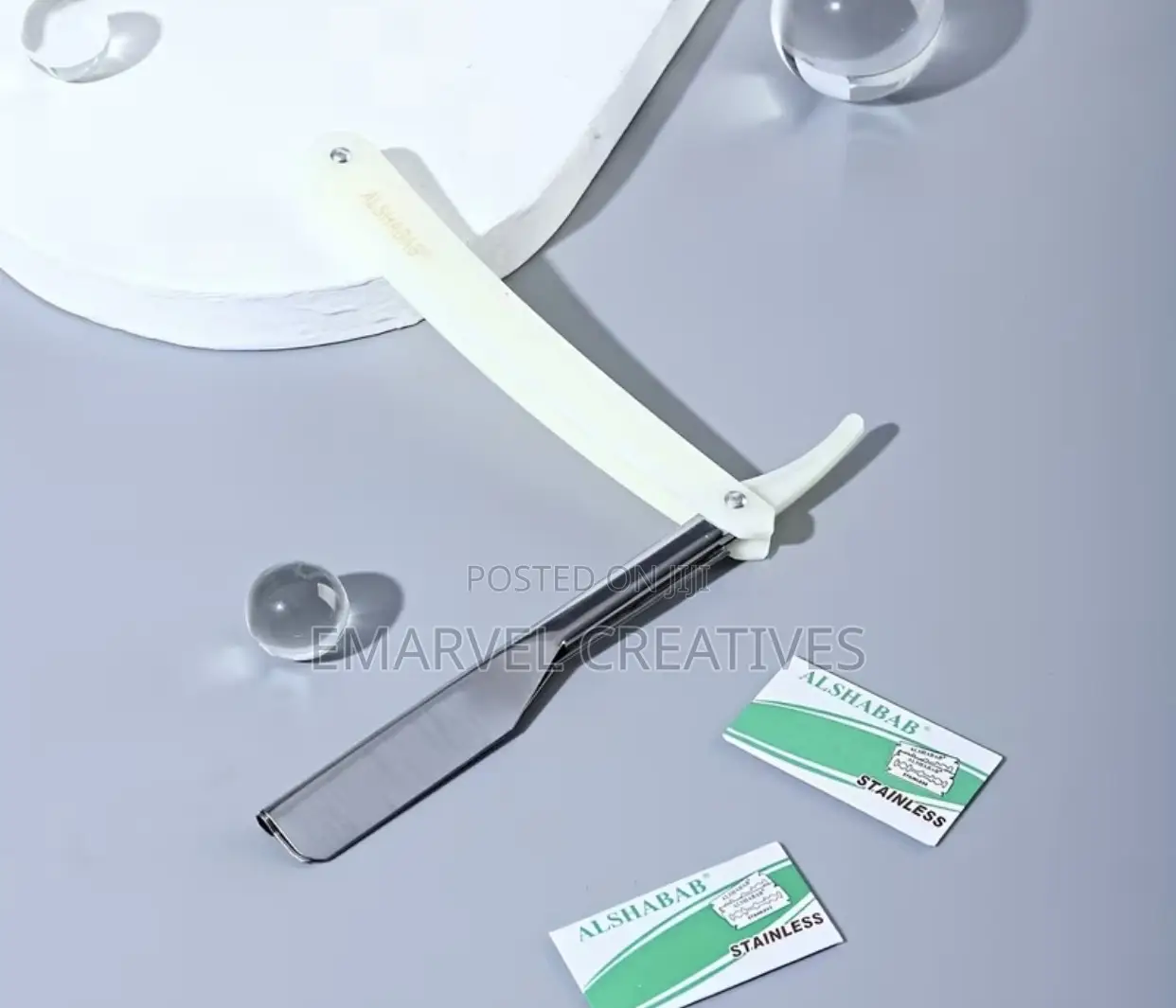Professional Straight Razor Set for Men - Double Edge,
