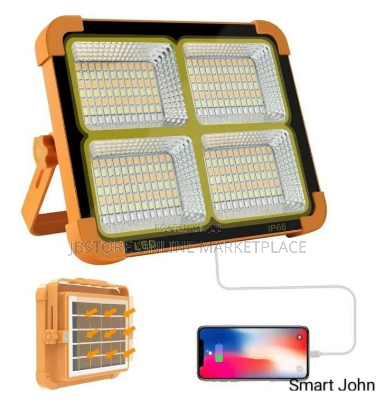 Solar Multi-Functional Rechargeable -Flood Light