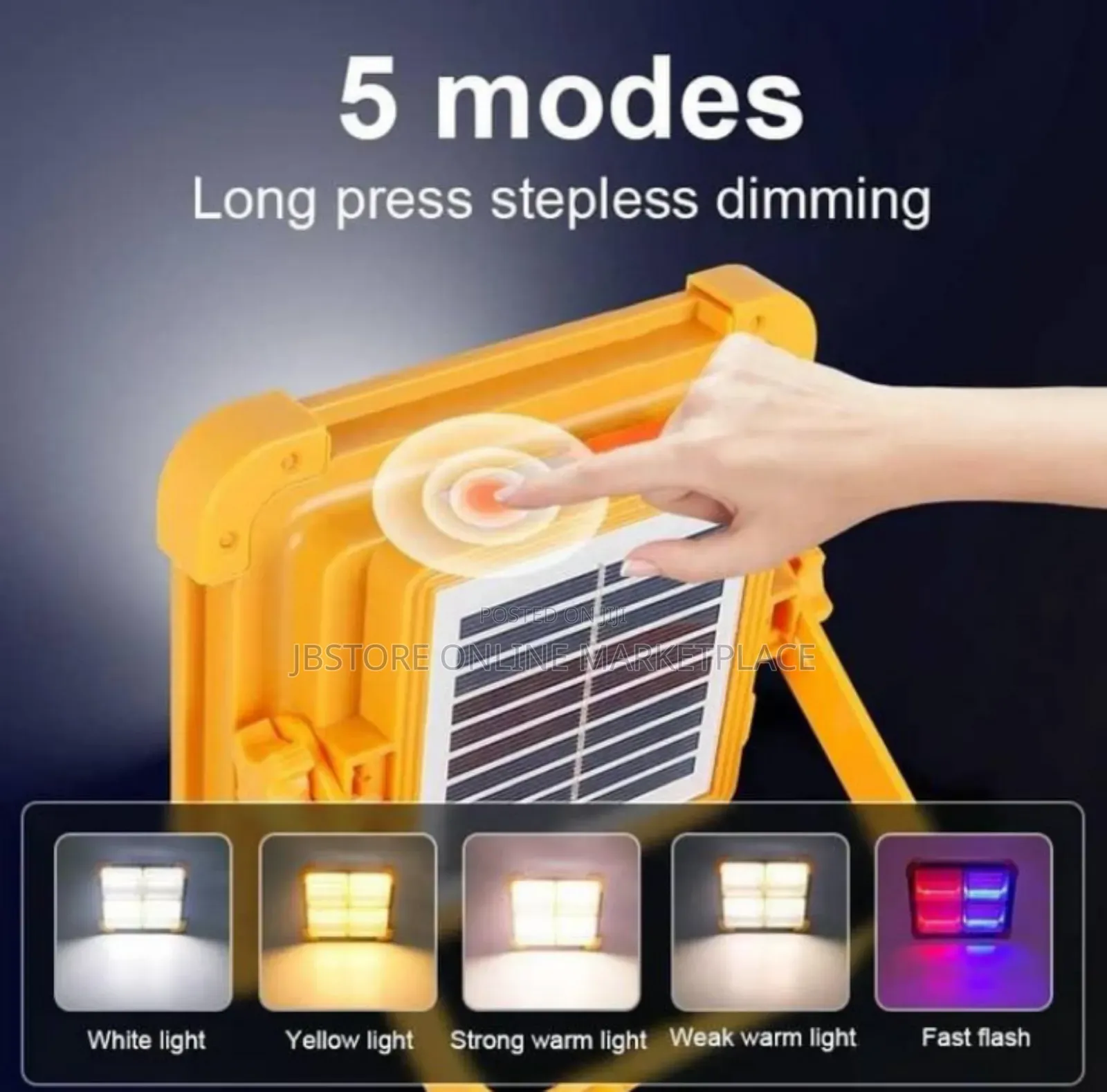 Solar Multi-Functional Rechargeable -Flood Light