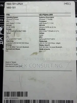 New Desktop Computer Acer NITRO 50 32GB AMD Ryzen 7 SSD 2T