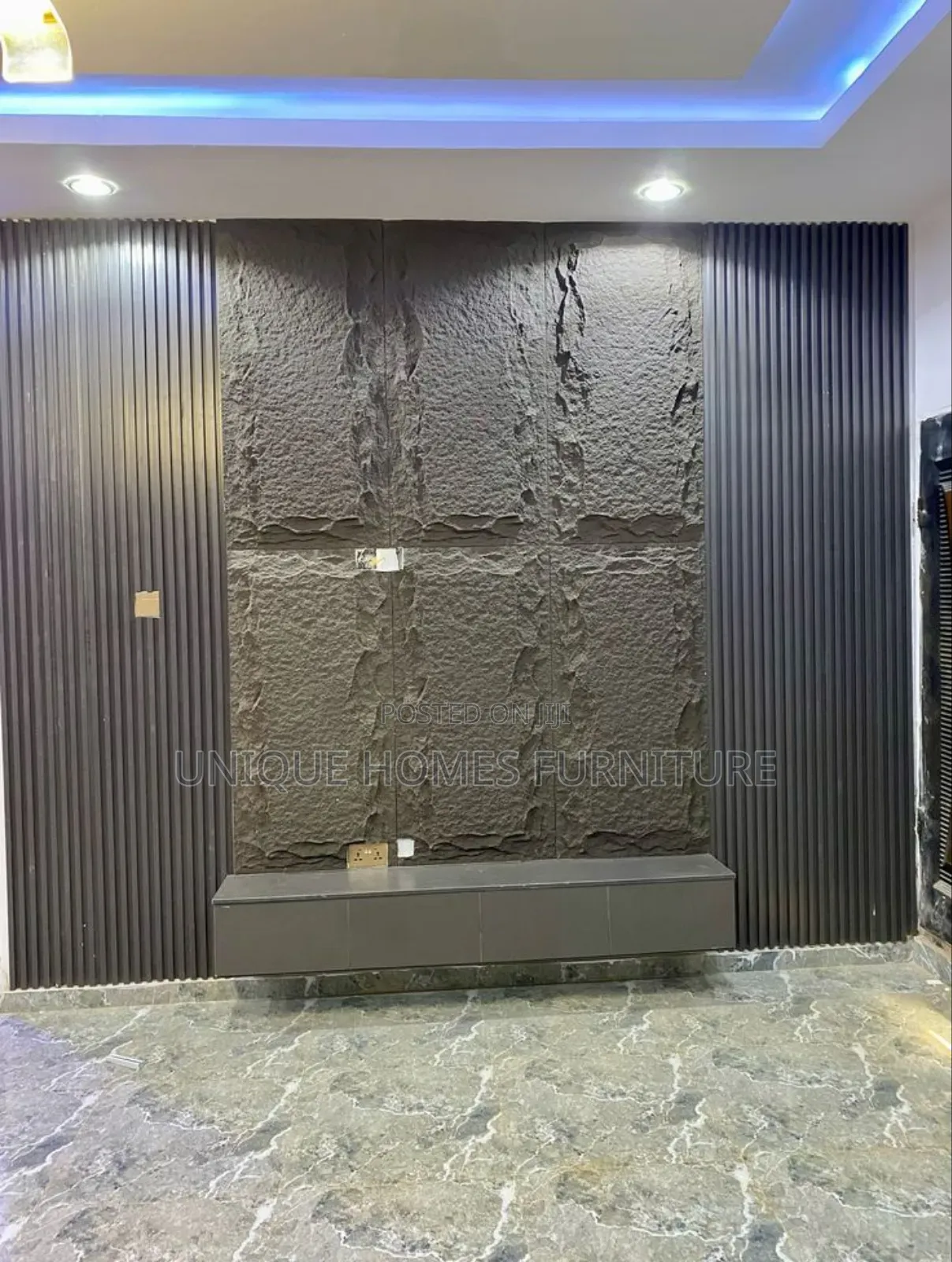 Pu Stone Tv Console