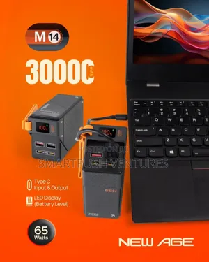 New Age M14 30,000mah Power Bank 65w