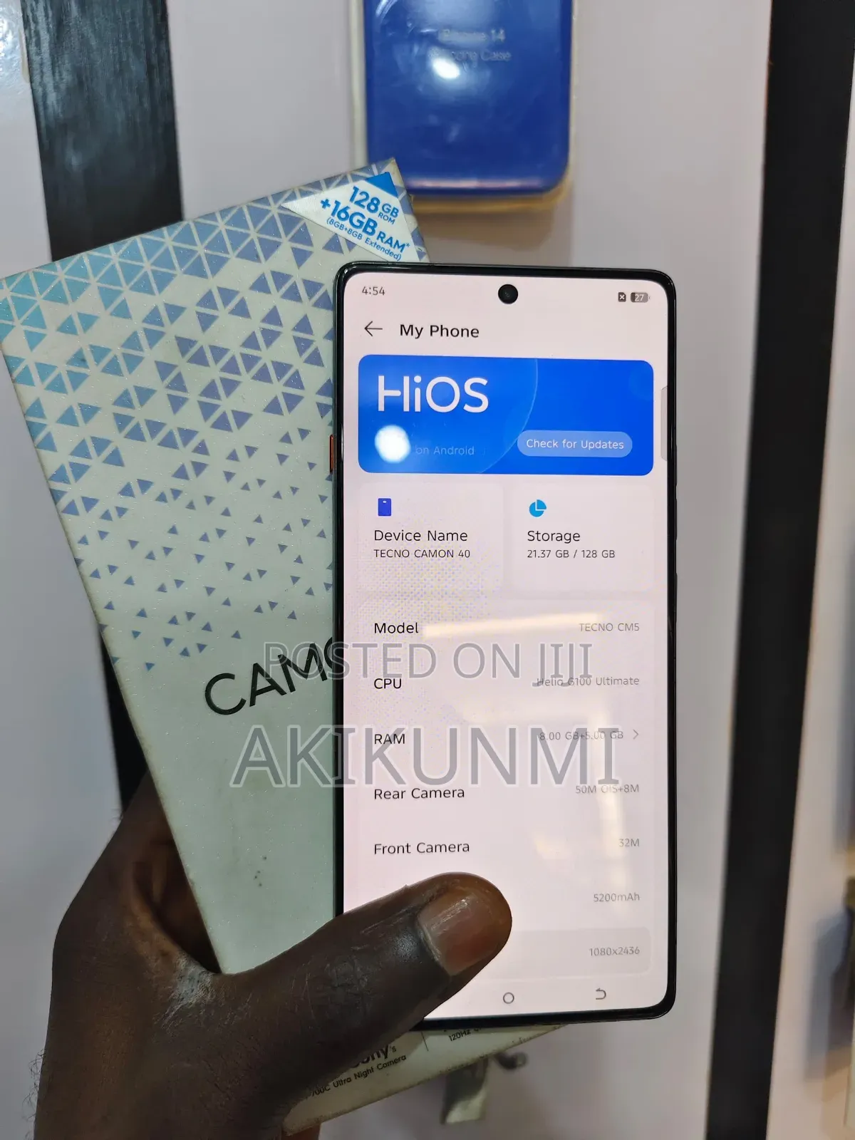 Tecno Camon 40 128 GB Gray