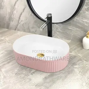 Luxury Pink Countertop Basin