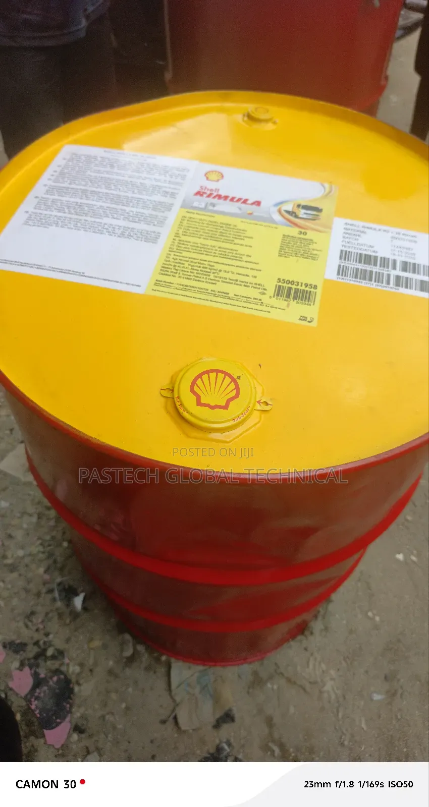 Industrial Engine Oil// Shell Rimula R3+ 30 (209l/Drum) - PASTECH ...