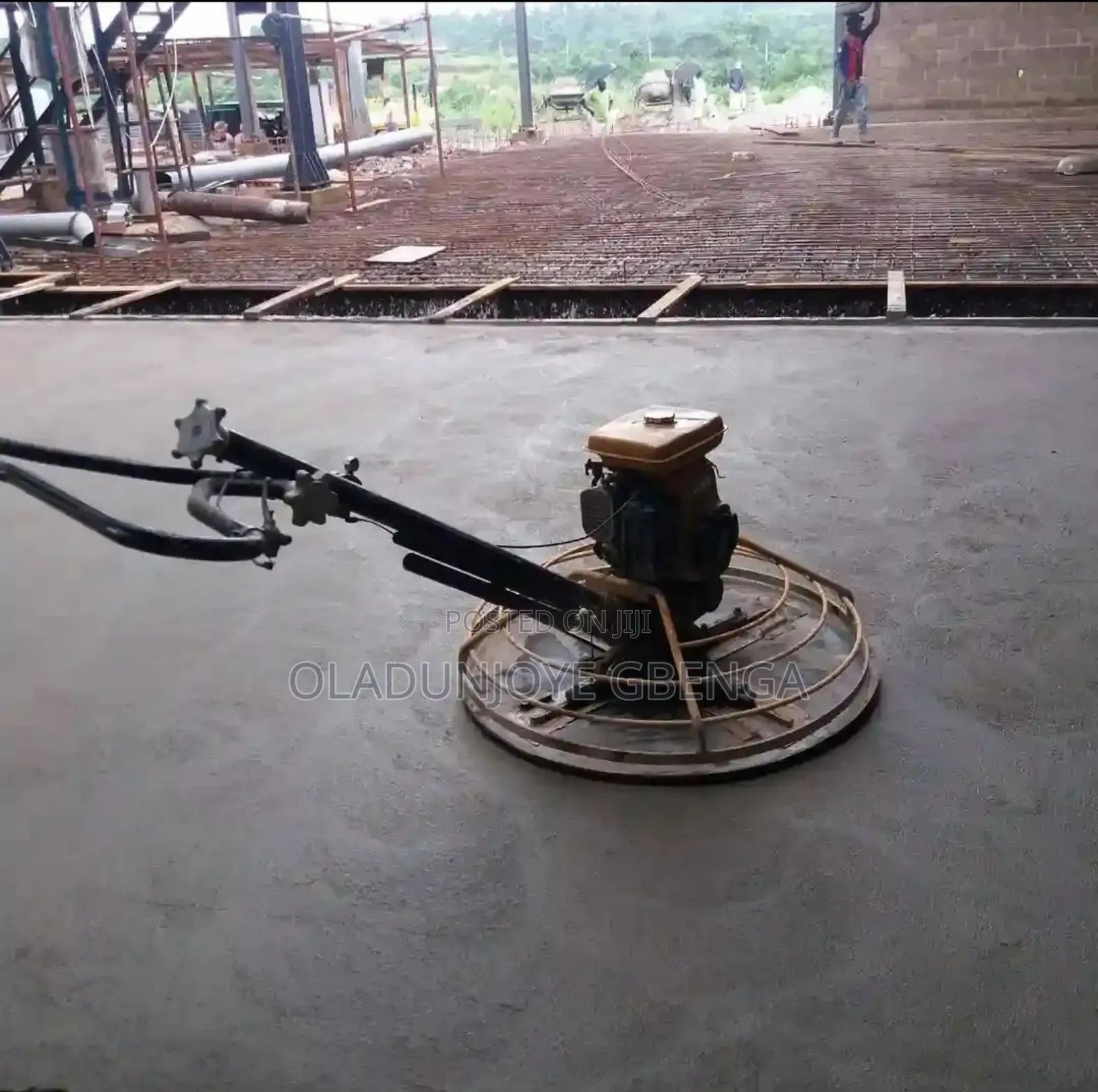Concrete Powertrowel Machine Work