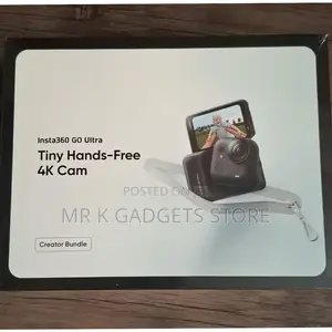 Insta360 Go Ultra Standard Bundle Midnight Black - Tiny Hands-Free