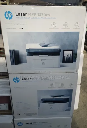 Hp Laserjet MFP 137fnw Monochrome Multi- Function Printer
