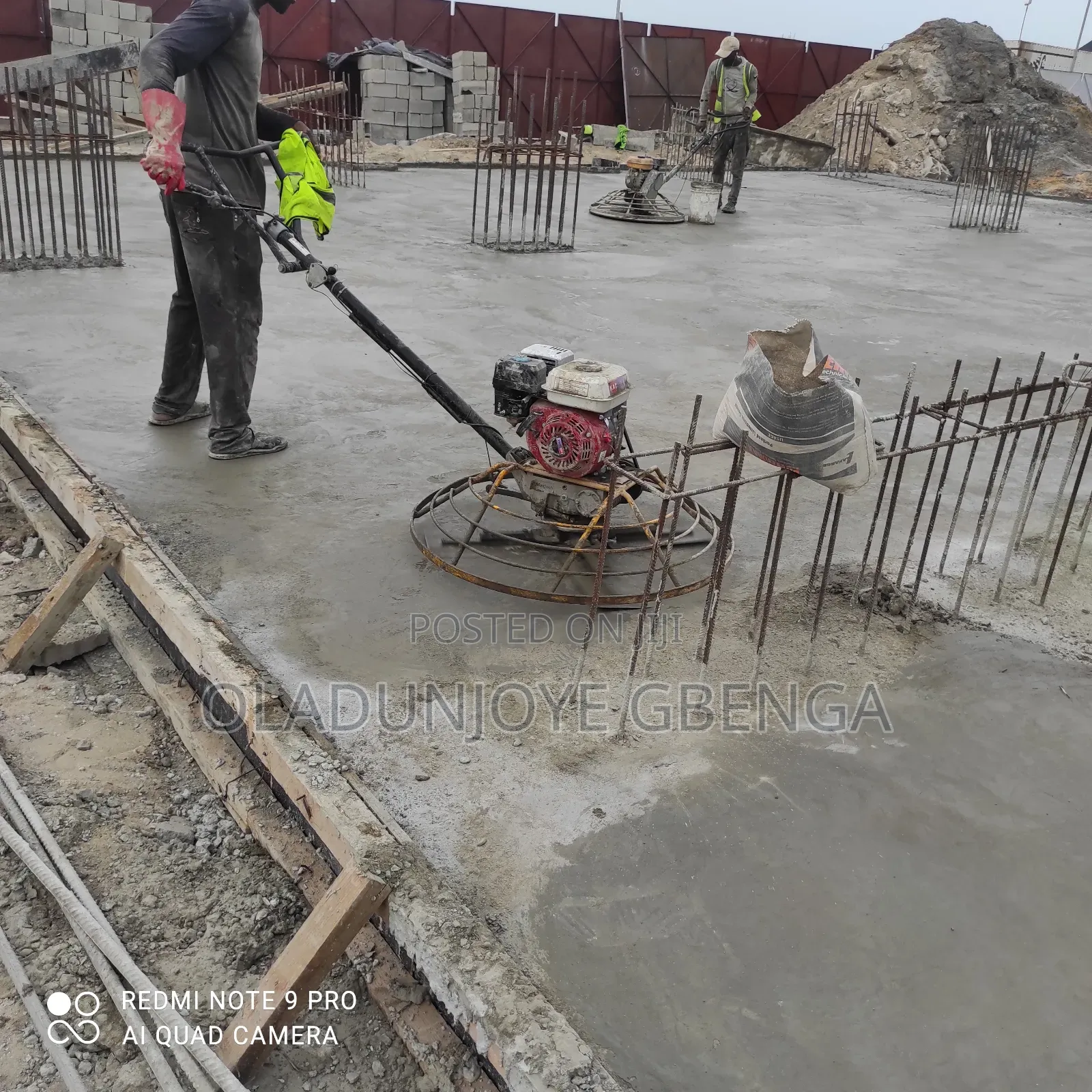 Powertrowel Machine Work
