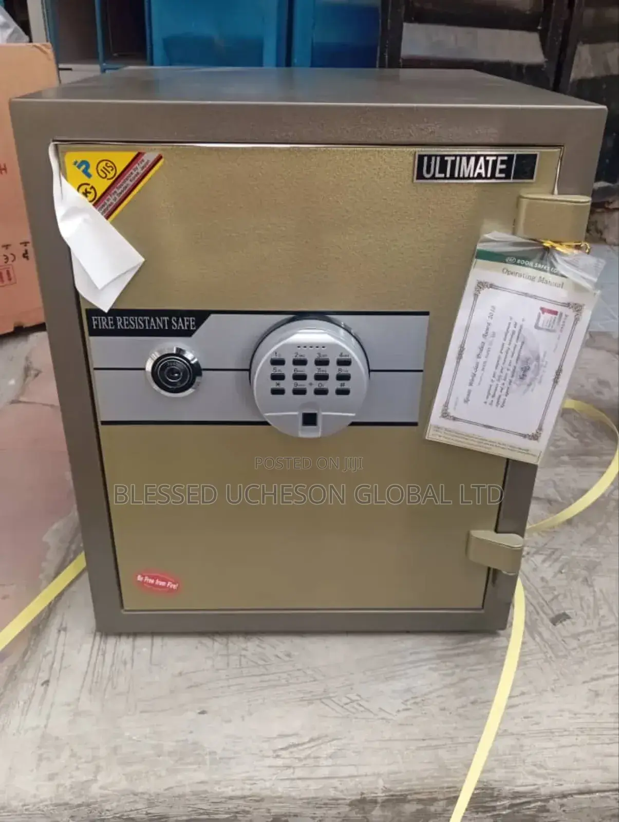 Finger Print Triple Lock Digital Fireproof Safe .