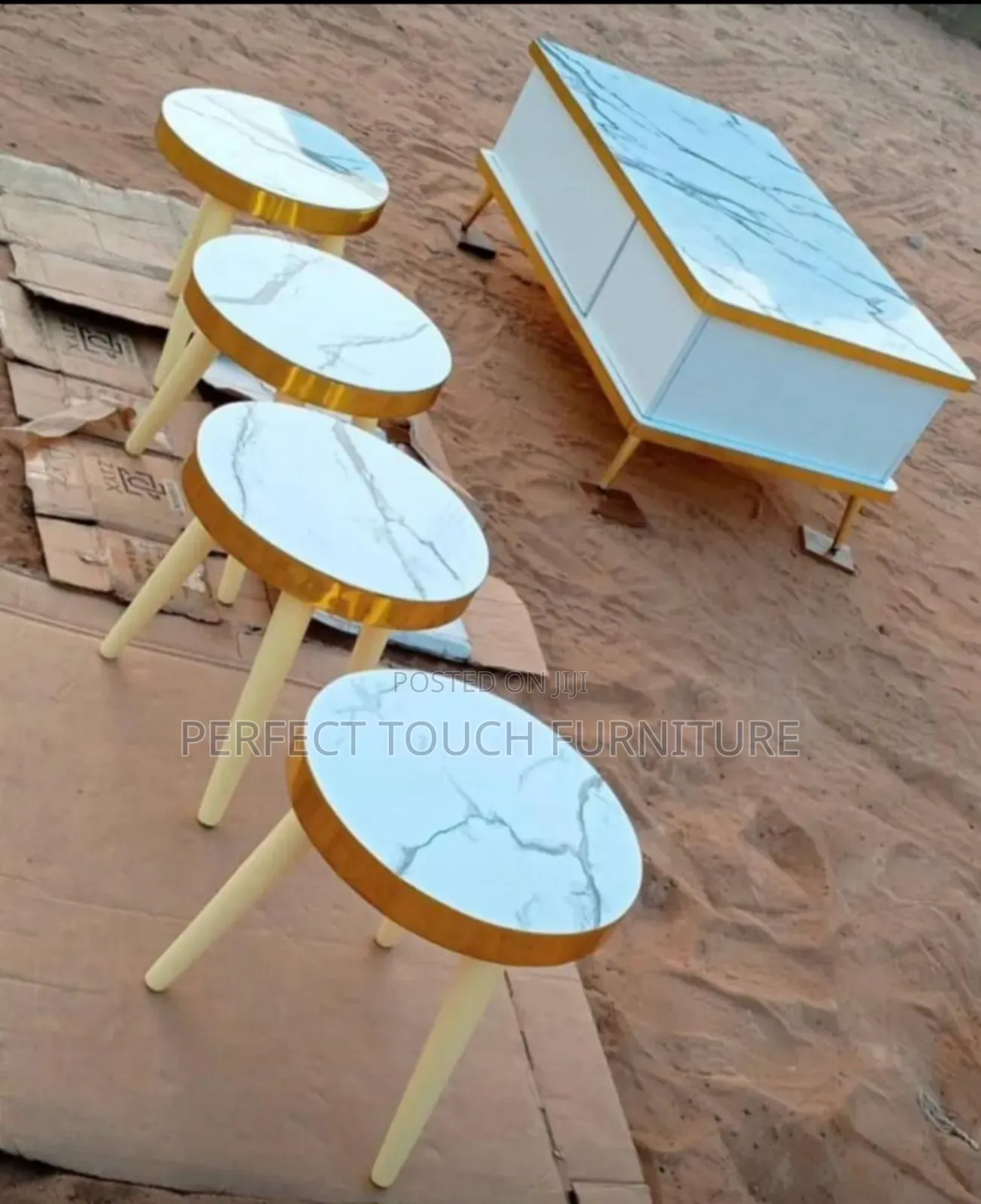 Side Stool and Table