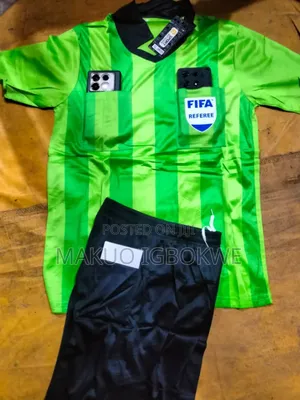 Referee Jersey Set [Fifa Referee Soccer Uniform Set]