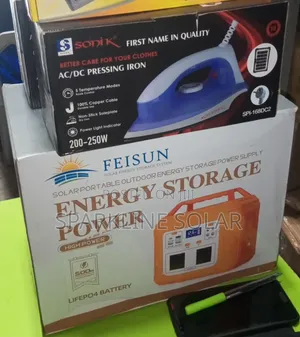 Best Combo: 500w Feisun Generator + 100w Panel + Pressing Iron (Set)