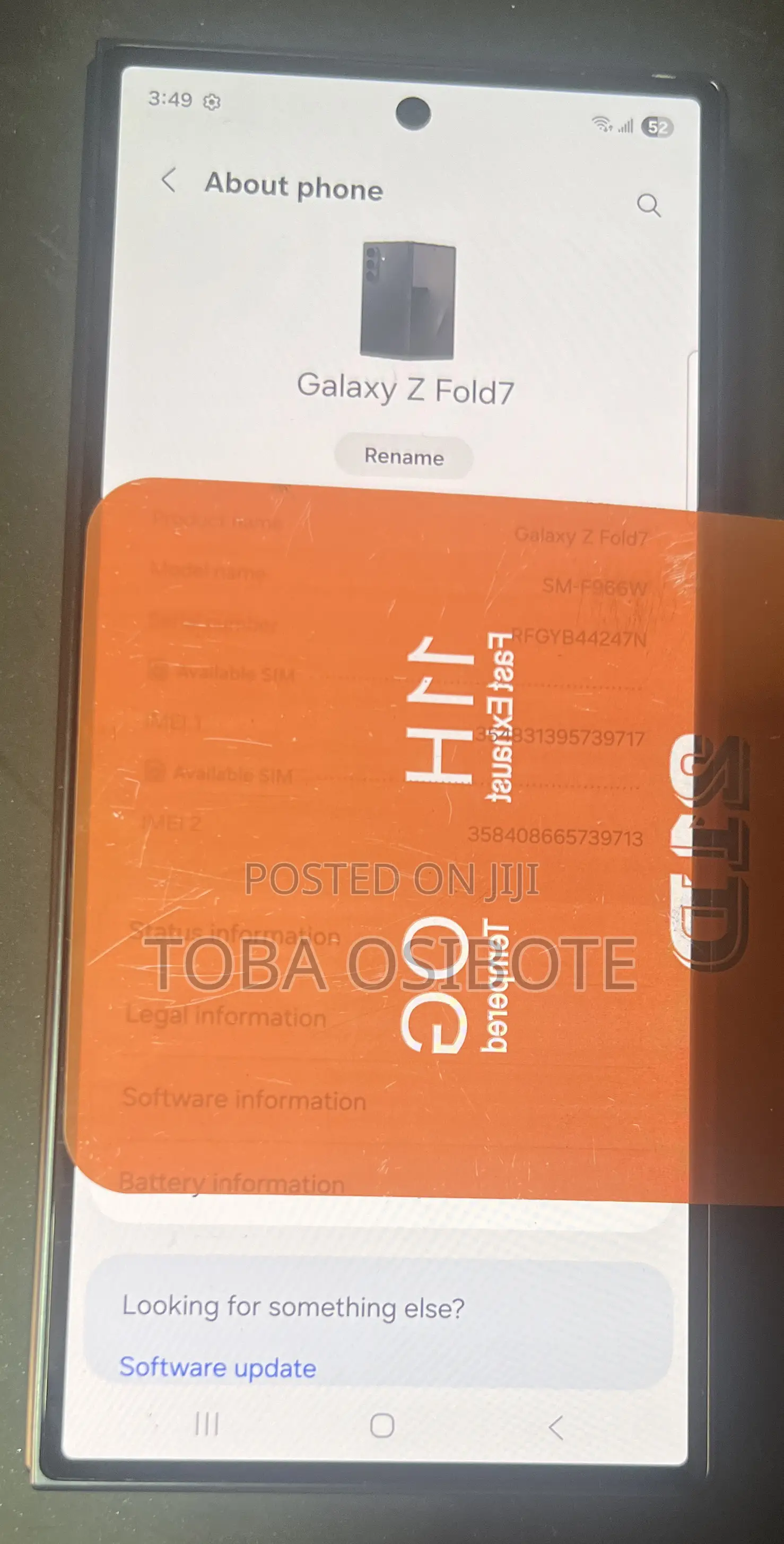 Samsung Galaxy Z Fold7 256 GB Black