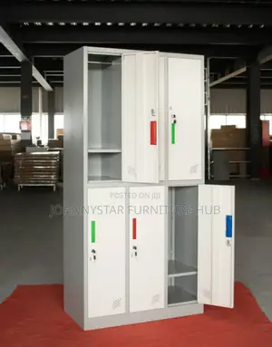 Metal 6 Doors Student and Workers Lockers