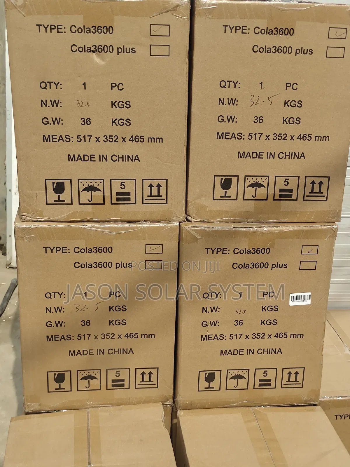Cola Solar Generator 3.6 Plus With 2200watts Output