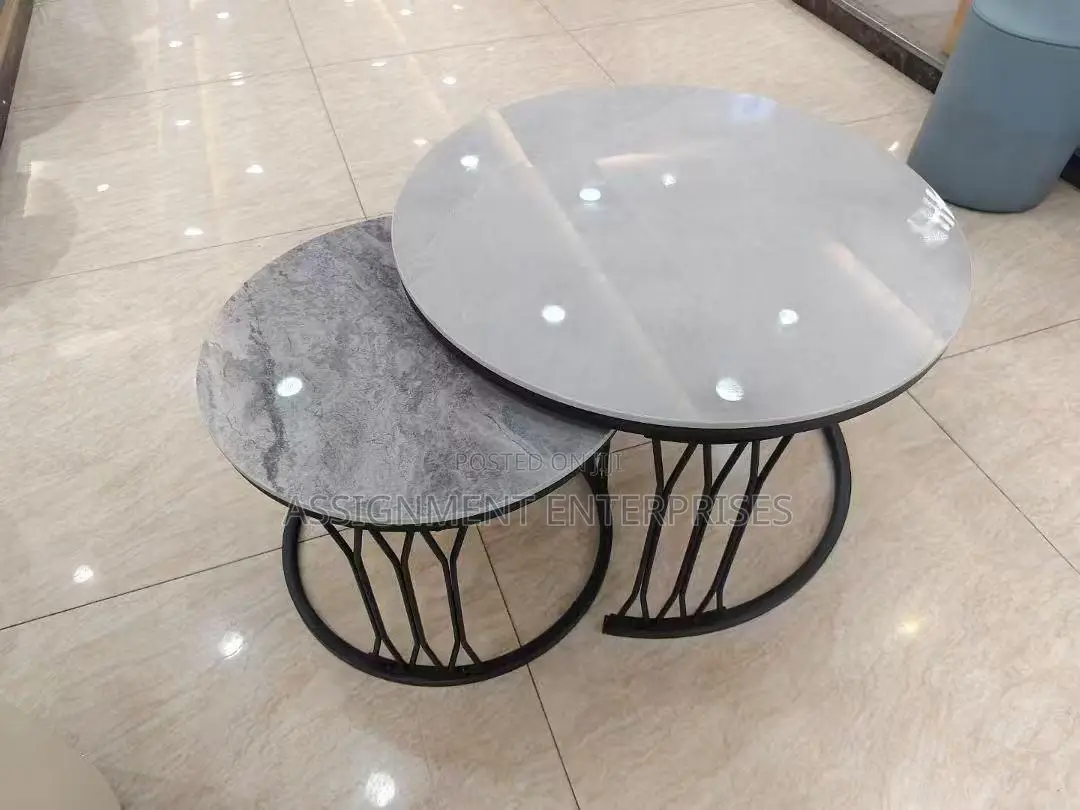 2 in 1 Center Table Real Marble