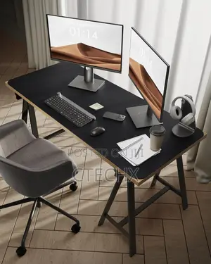 Ysagi Leather Desk Protector Mat, Large Mouse Mat,120 X 60 Cm Darkgrey