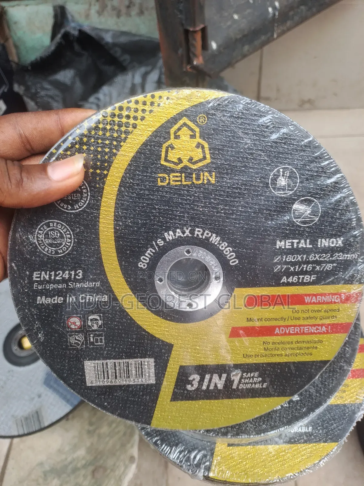 20 Pcs 545 Diamond Cutting Wheel Cut Off Discs Coated (22mm) For Dremel Rotar