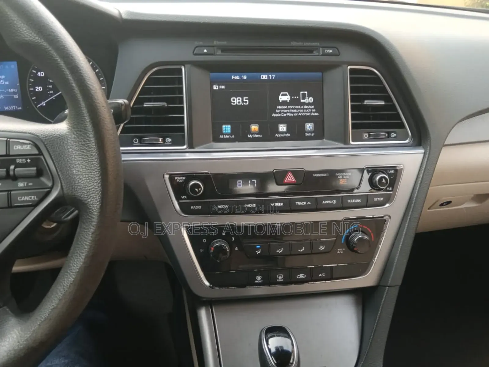 Hyundai Sonata SE 2017 Blue