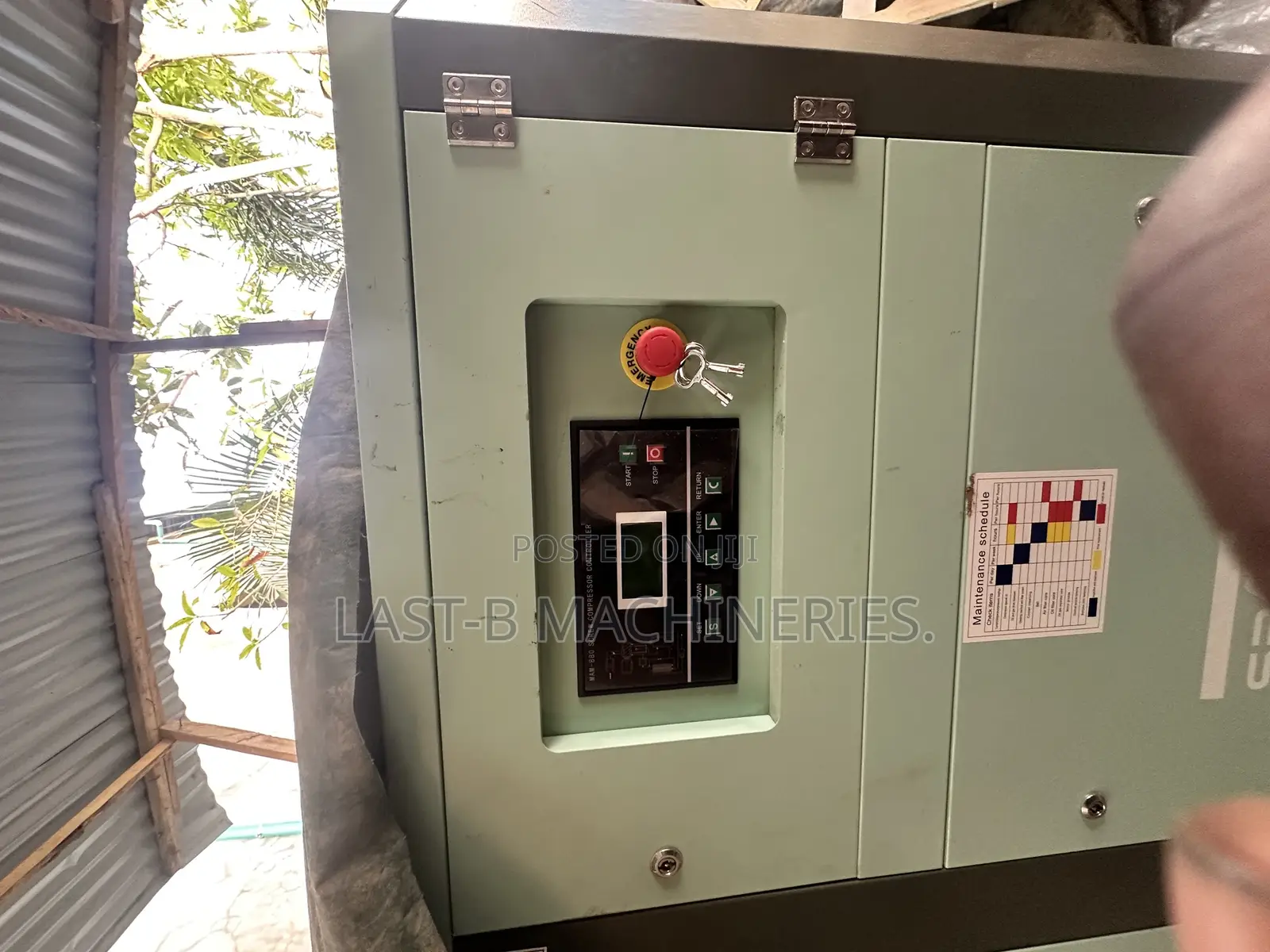  75hp Sparta Industrial Screw Air Compressor Heavy Duty Performance 