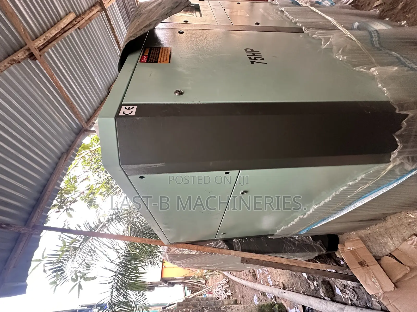  75hp Sparta Industrial Screw Air Compressor Heavy Duty Performance 