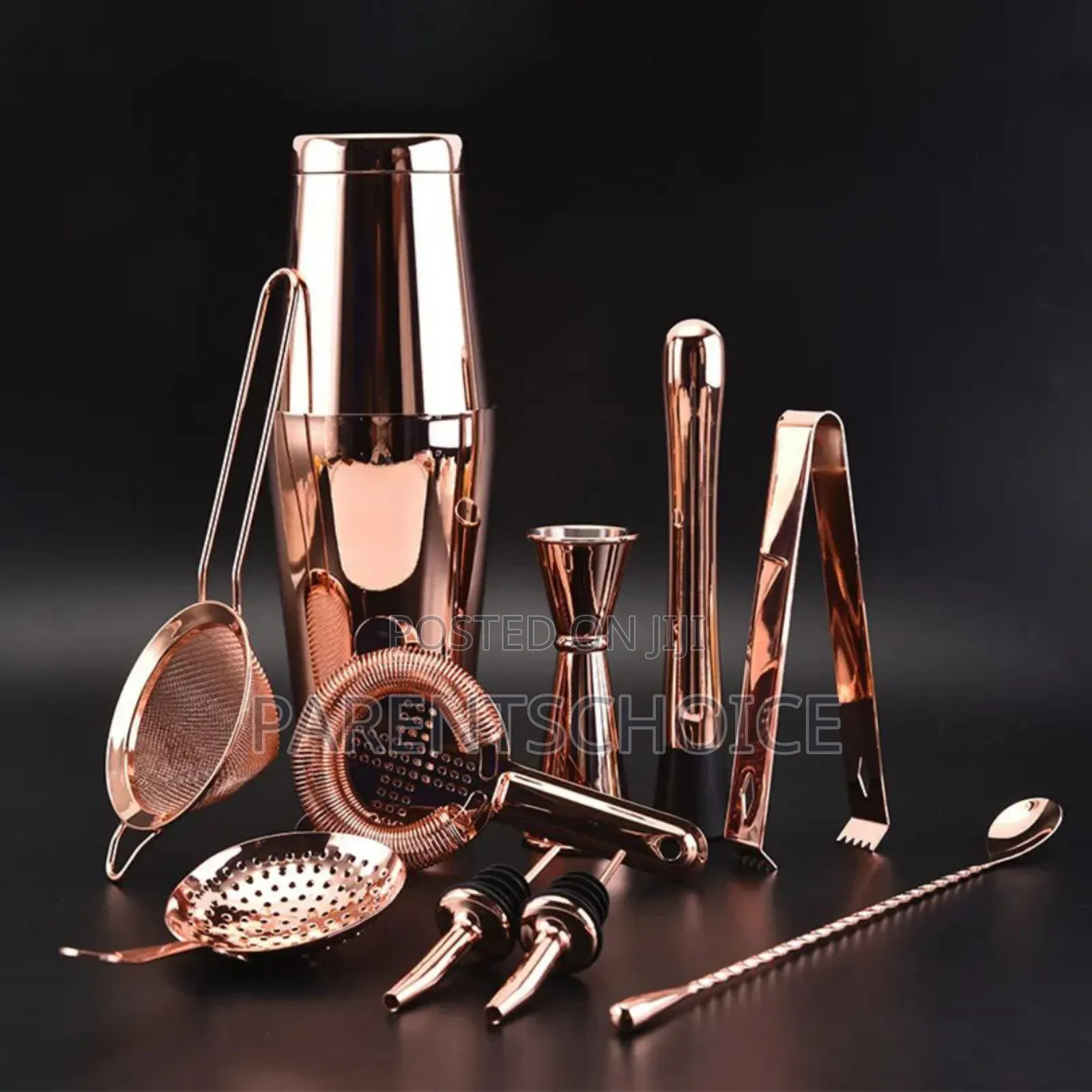 Premium Quality 10pcs Stainless Steel Bartender Tools Set
