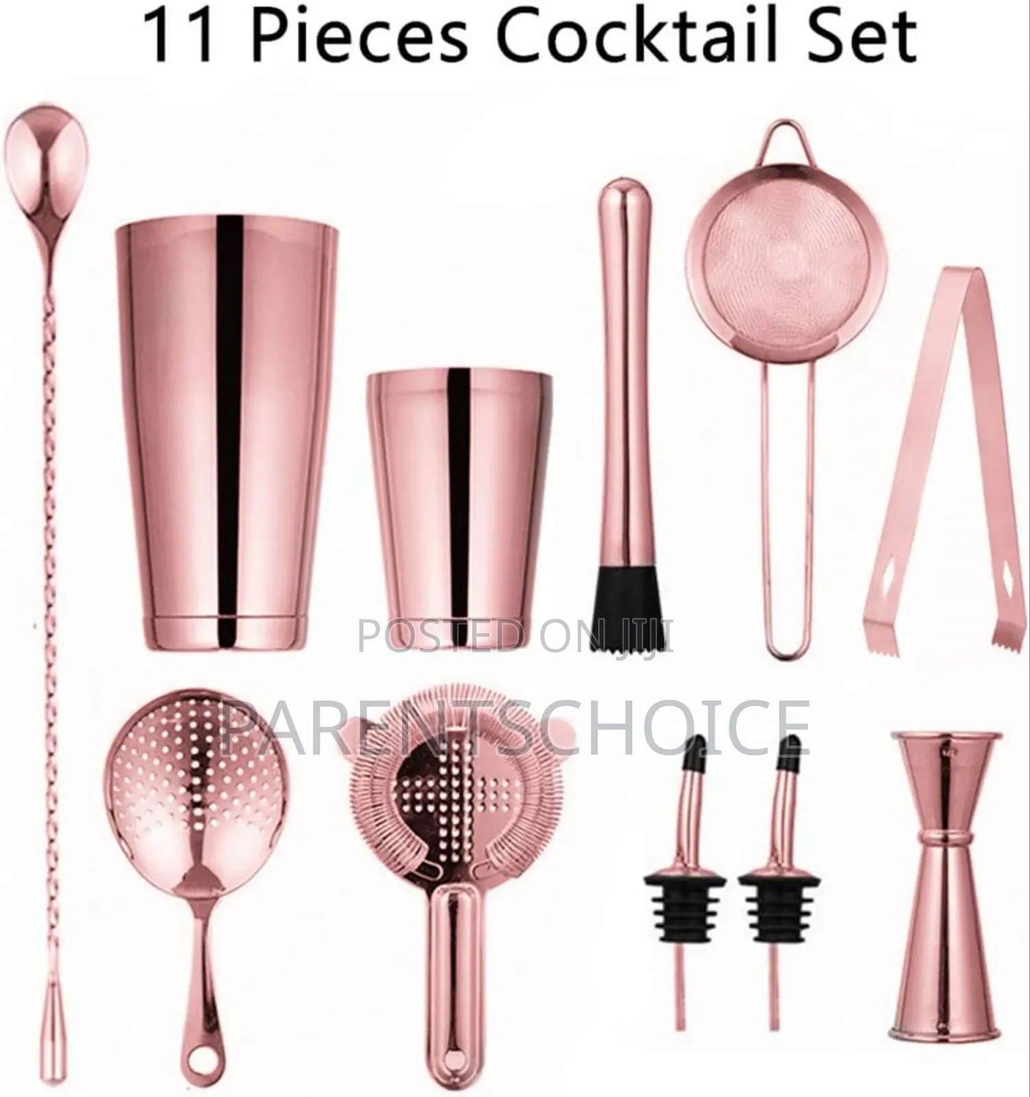 Premium Quality 10pcs Stainless Steel Bartender Tools Set