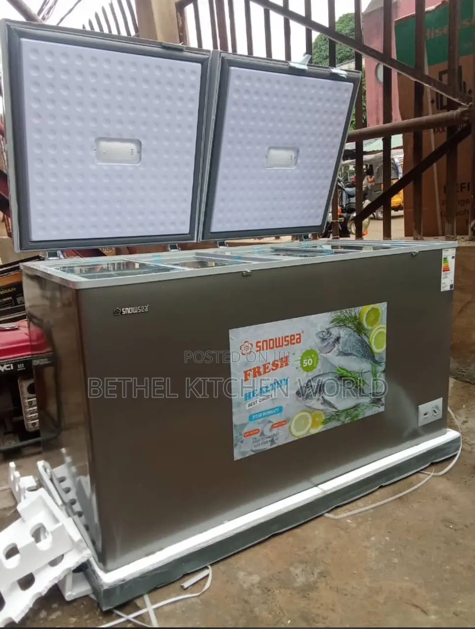 450 Liters Double Door Deep Freezer