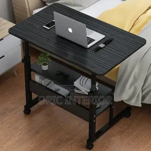 Adjustable Bedside Laptop Table - 3 Layers 80cm
