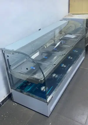 10 Plate Curved Glass Food Warmer