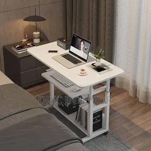 Adjustable 80cm Laptop Table With Drawer