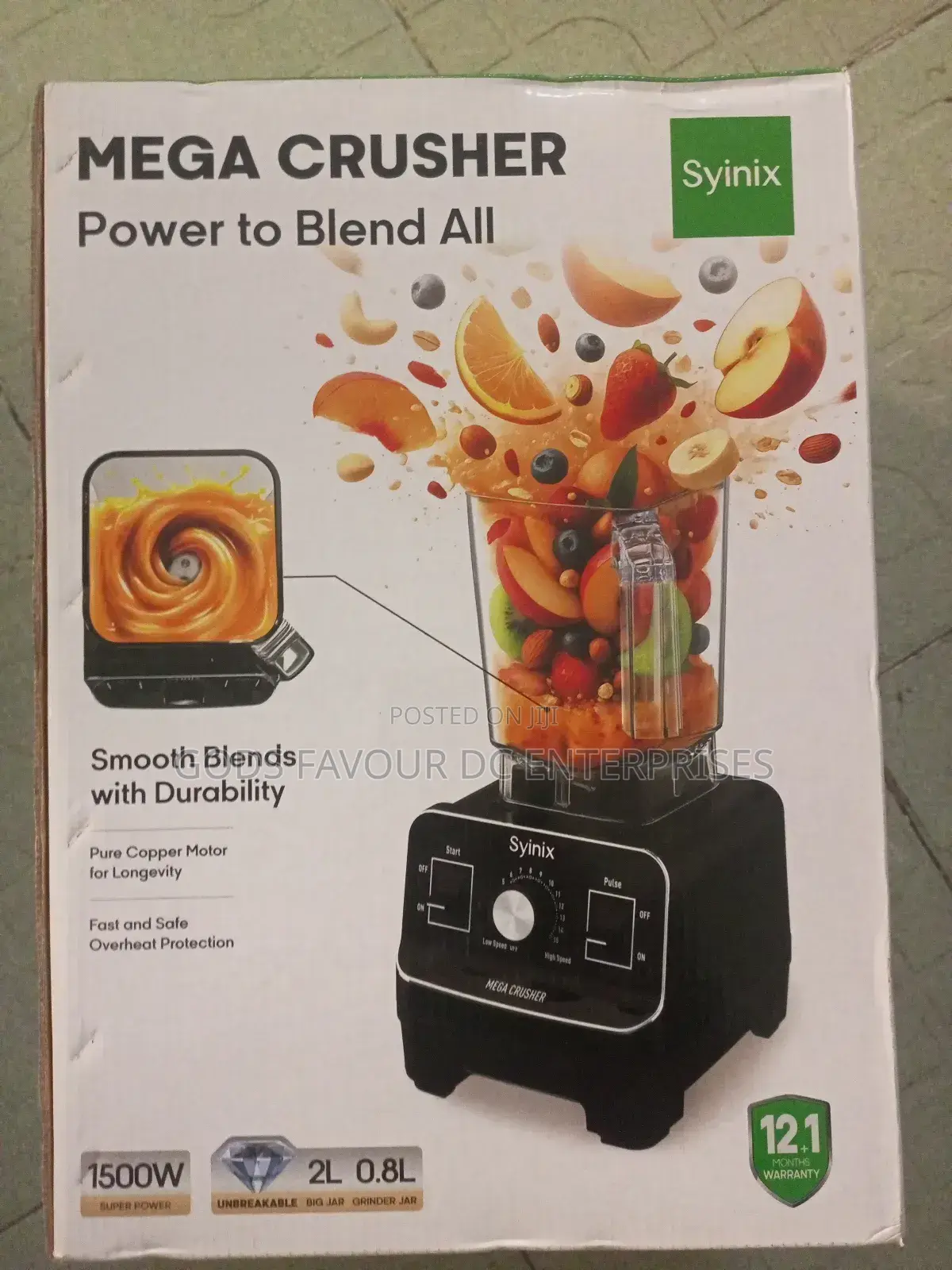 Mega Crusher Blender Syinix